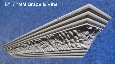 Grape Vine dentil crown molding