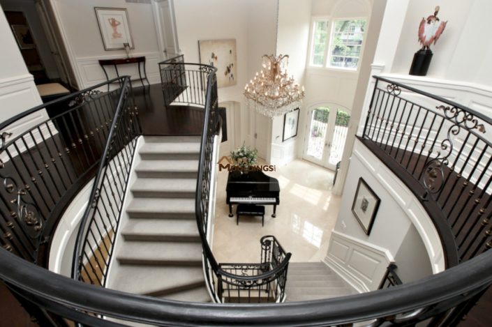 stairway wainscottings