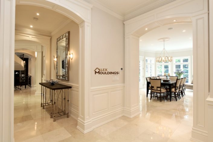 hallway wainscotings and openings