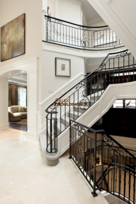 stairway wainscottings