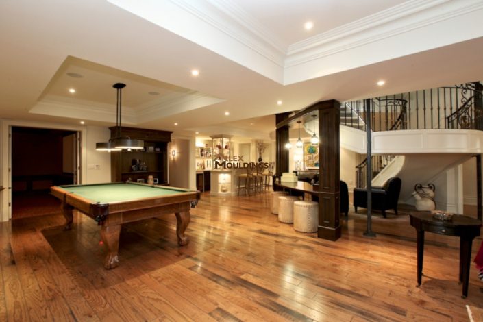 custom moldings basemnt