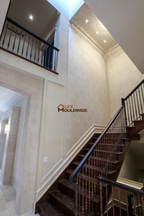 trims on the stairway