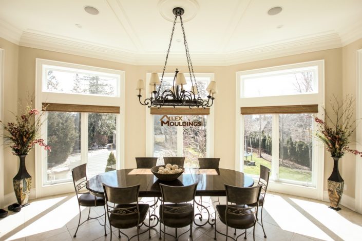 Dining room ceiling frames design