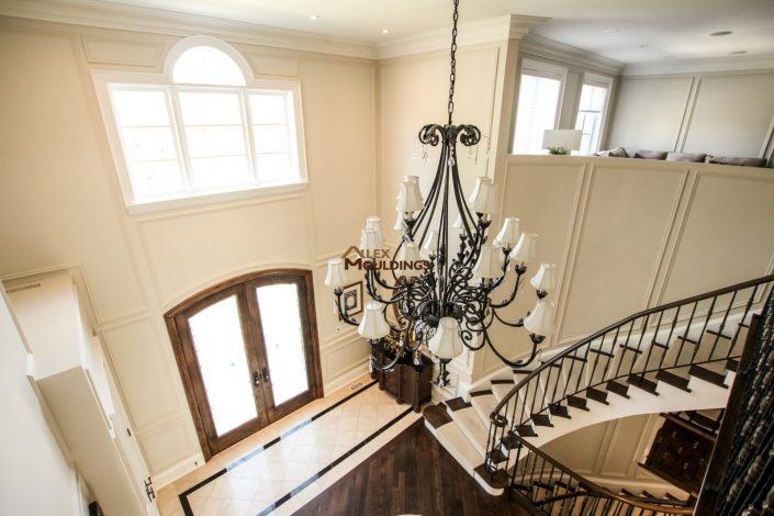 Entryway wall panels decor