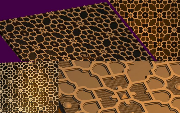 Flower design pattern