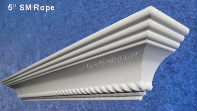 5 inch Rope crown moulding
