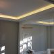 dropped crown moulding with leds