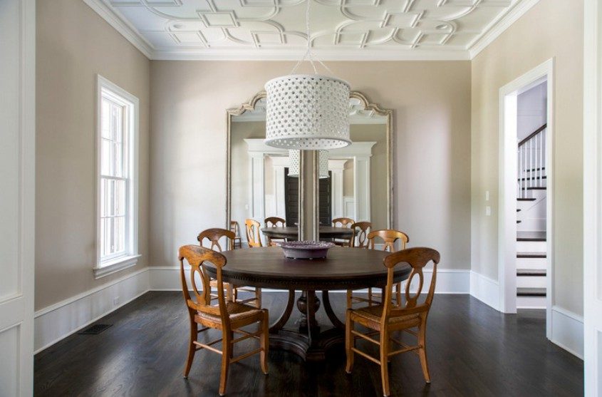 Dining room ceiling pattern